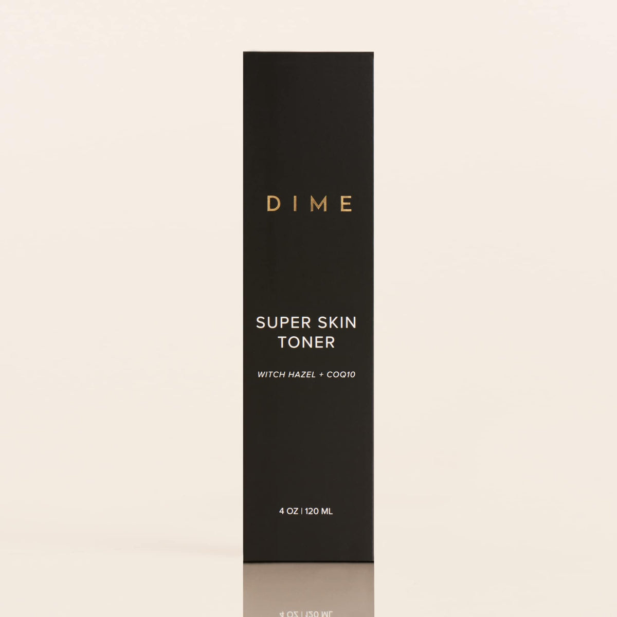 DIME toner on bathroom shelf lifestyle image promoting daily use