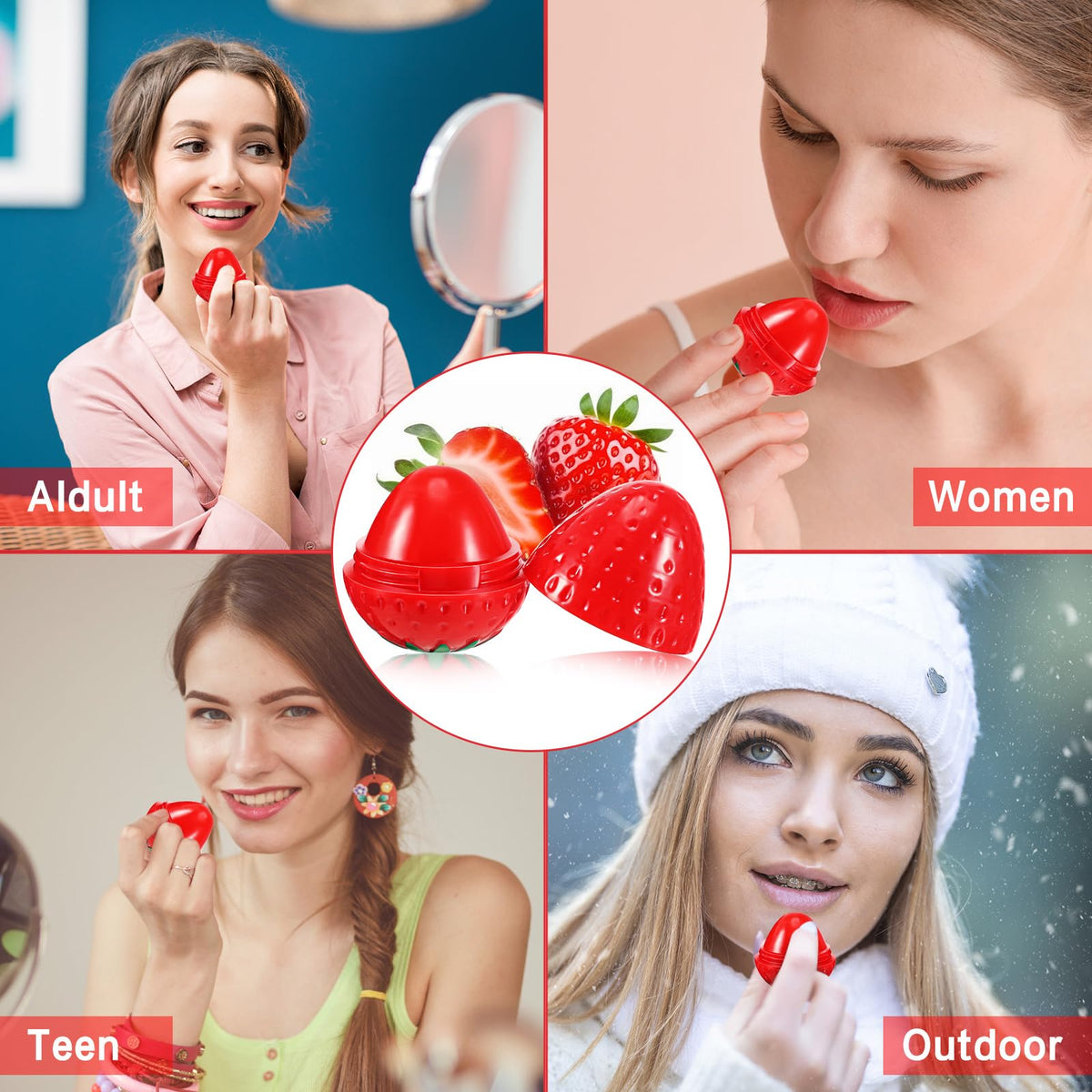 Dimsile balm swiped on lips showing tint and moisturizing effect for soft appearance