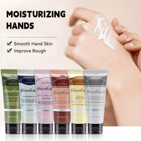 DincherBel applying hand cream showing fast absorption and comfort benefit