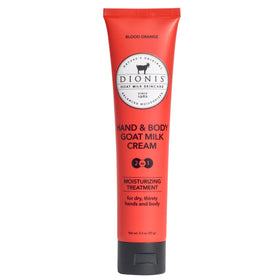 Dionis Blood Orange front packaging showing compact travel-ready tube and benefits