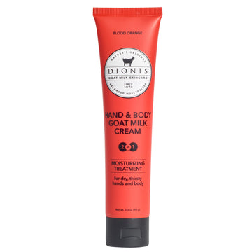 Dionis Blood Orange front packaging showing compact travel-ready tube and benefits