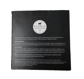 Dionis close-up of cream texture demonstrating quick absorbency and softening benefit