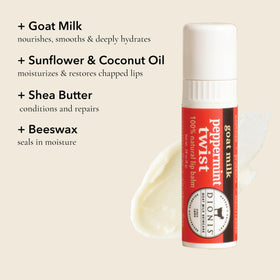 Dionis balm twisted up displaying product height and convenience