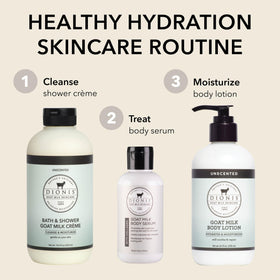 Dionis cruelty-free badge with bottle, ethical sourcing and testing assurance
