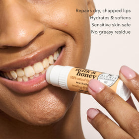 Close-up of Dionis balm texture showing smooth moisturizing finish