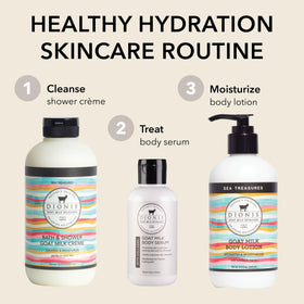 Dionis on bathroom vanity in lifestyle scene, elegant everyday hydration
