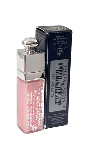 Dior Addict lip maximizer gel texture closeup showing glossy pink sheen and smooth finish