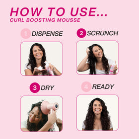 Dippity Do diffusing curly hair to show bouncy, frizz‑controlled results