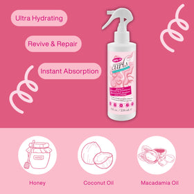 Dippity Do close-up of pump dispensing cream for easy, controlled application