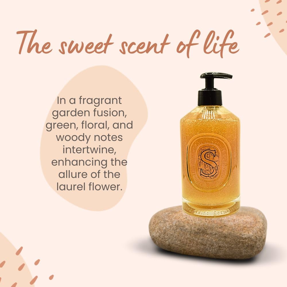 Diptyque bottle on bathroom vanity showing decorative appeal and functionality