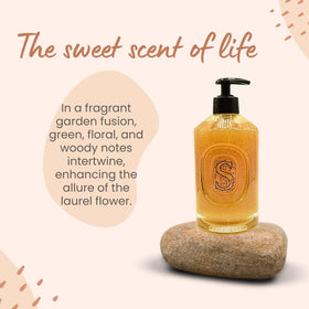 Diptyque bottle on bathroom vanity showing decorative appeal and functionality