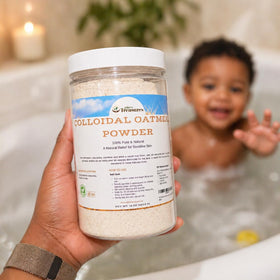 Dirty Treasures in a baby bath setup showing gentle, baby-safe use
