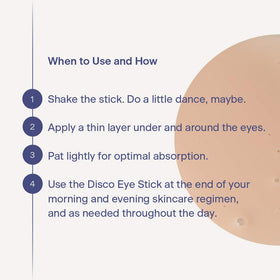 Disco product on bathroom vanity showing daily routine convenience