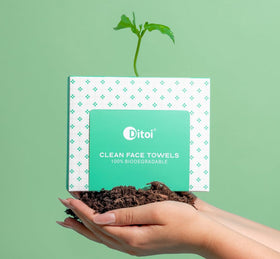 Ditoi plant-fiber material close-up highlighting eco-friendly composition