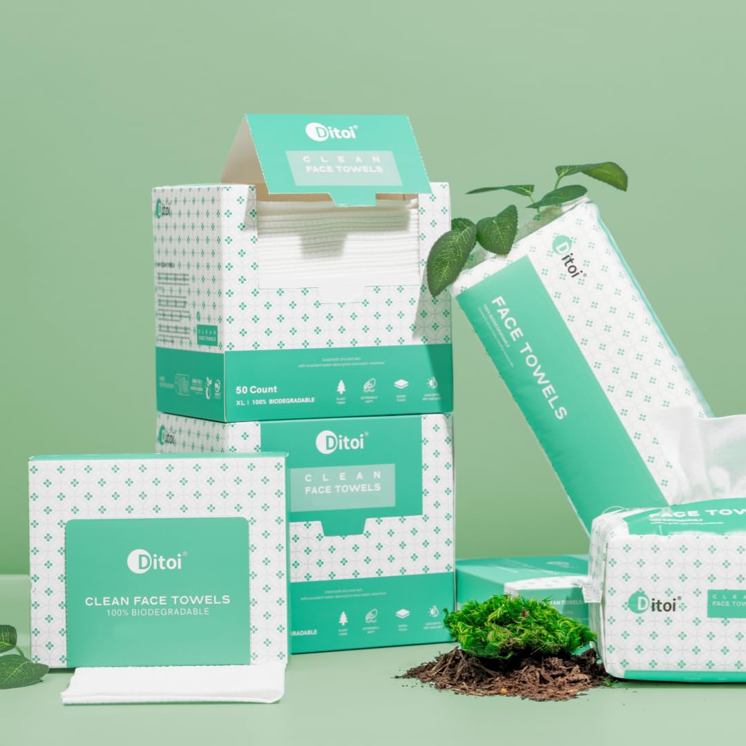 Ditoi towel being disposed responsibly showing simplified cleanup