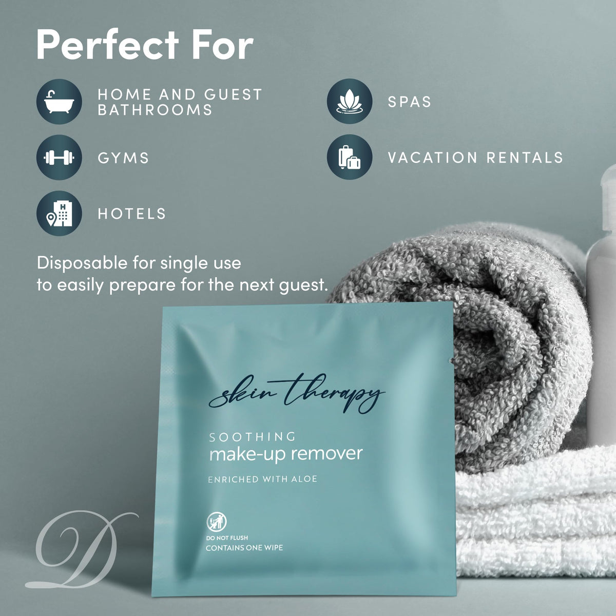 Diversified Hospitality close-up of wipe texture highlighting softness and durability