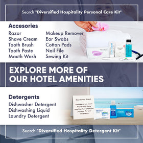 Diversified Hospitality wipe removing makeup demonstrating effective cleansing benefit