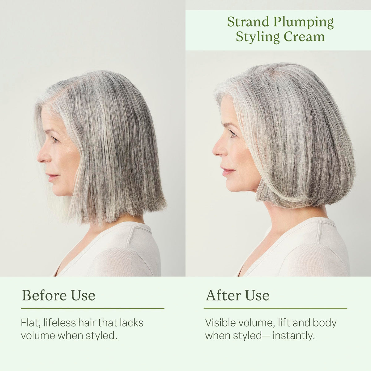 divi application at roots before blow-dry adding visible lift benefit
