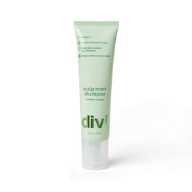 Divi front bottle view showing label and clarifying benefits