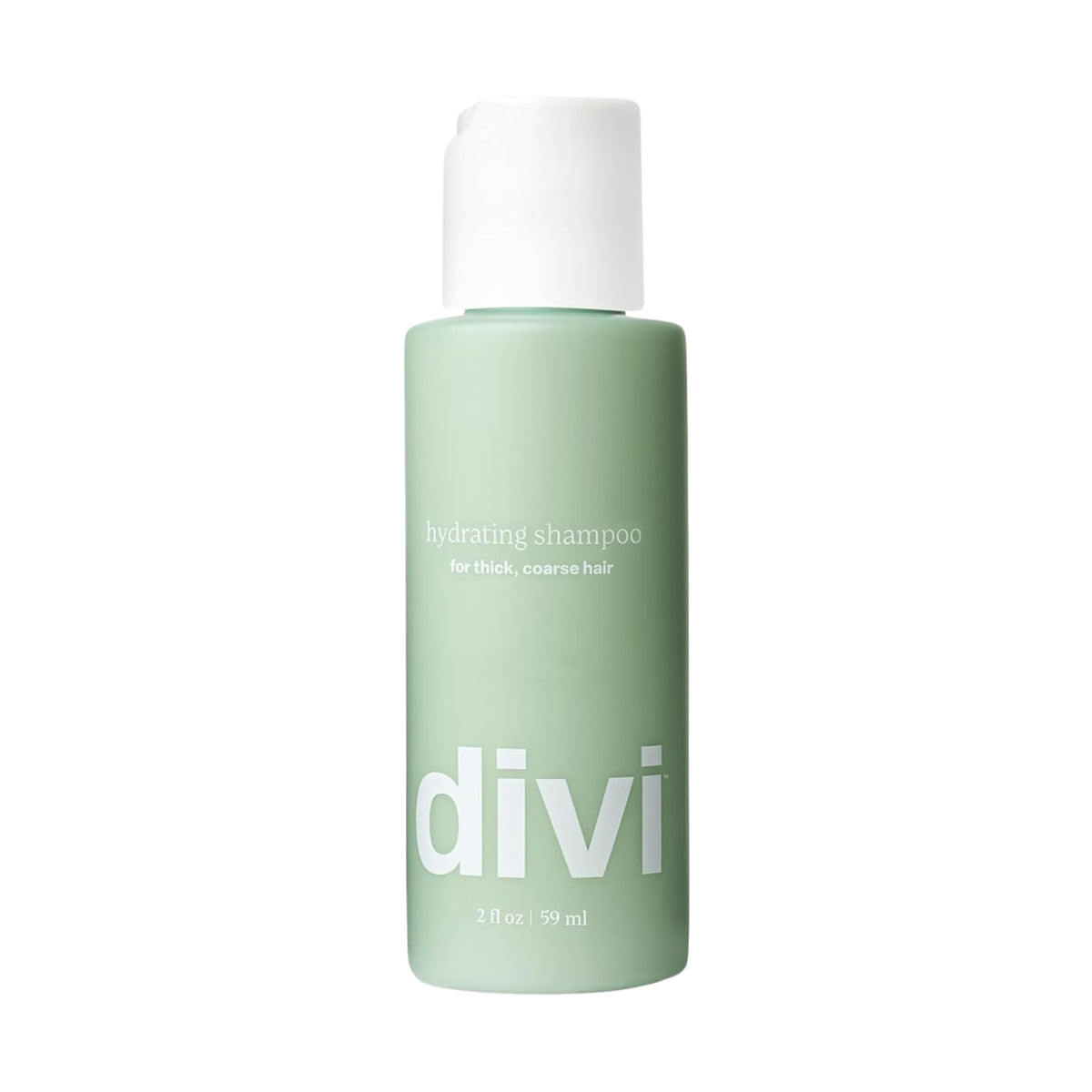 Divi hydrating shampoo front packaging shows clean design and clear benefits