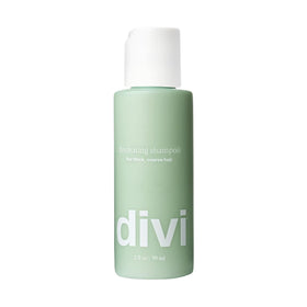 Divi hydrating shampoo front packaging shows clean design and clear benefits