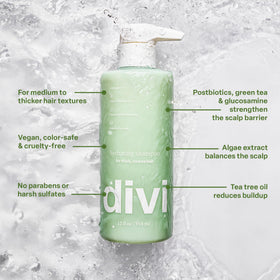 Divi menthol cooling lifestyle image conveys refreshed scalp feeling