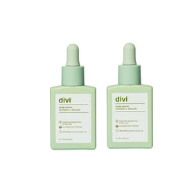 divi scalp serum front packaging showing product benefit and elegant design