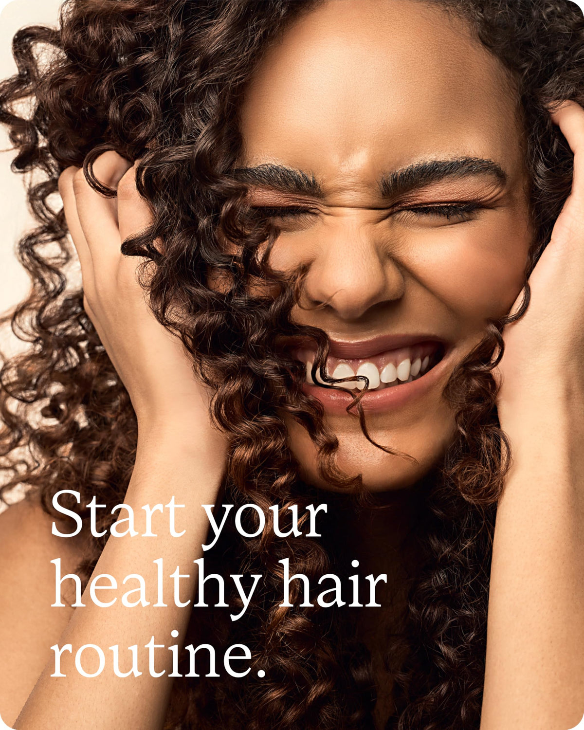 Divi shampoo pouring into hand showing texture and easy application