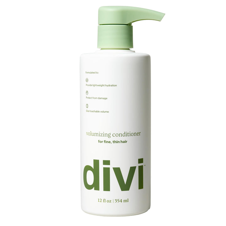 Divi front packaging showing 12 fl oz bottle and benefits