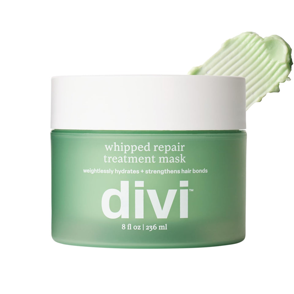 Divi front jar view showing label and 8 fl oz size benefit