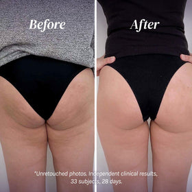 Divine Derriere ingredient focus on Volufiline visual representing firmness support