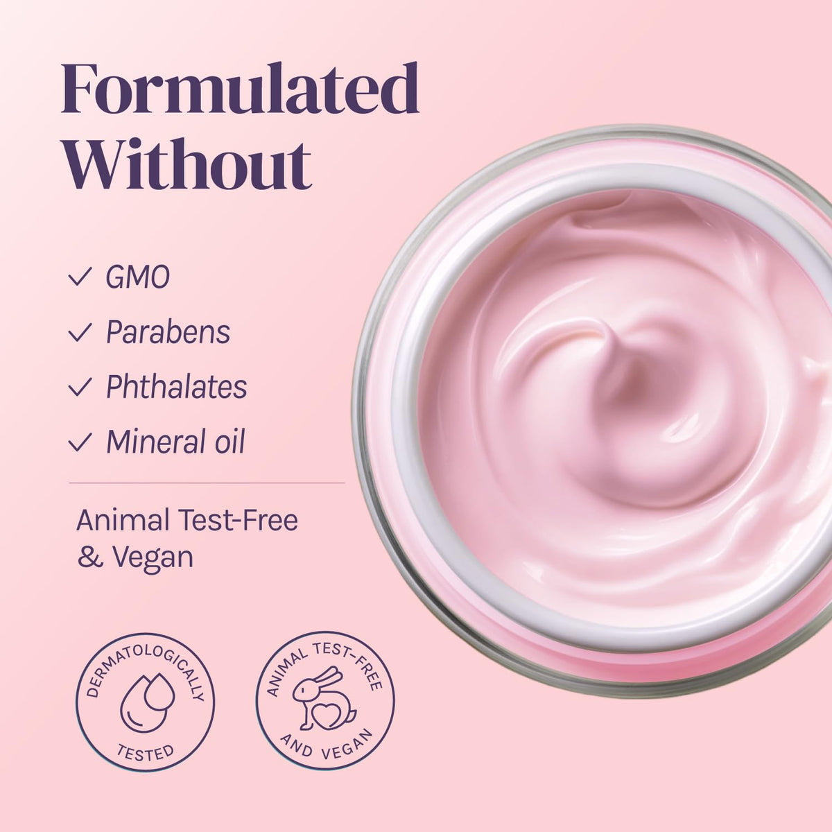 Divine Derriere being applied to chest and décolleté to improve firmness
