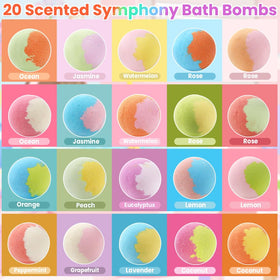 DIYDEC dual-color bath bomb close-up fizzing, vibrant tub display