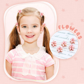 Dizila clips securing bangs in hair demonstrating a neat, lightweight hold