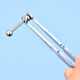 DJCIW in-use on helix piercing demonstrating steady removal and alignment