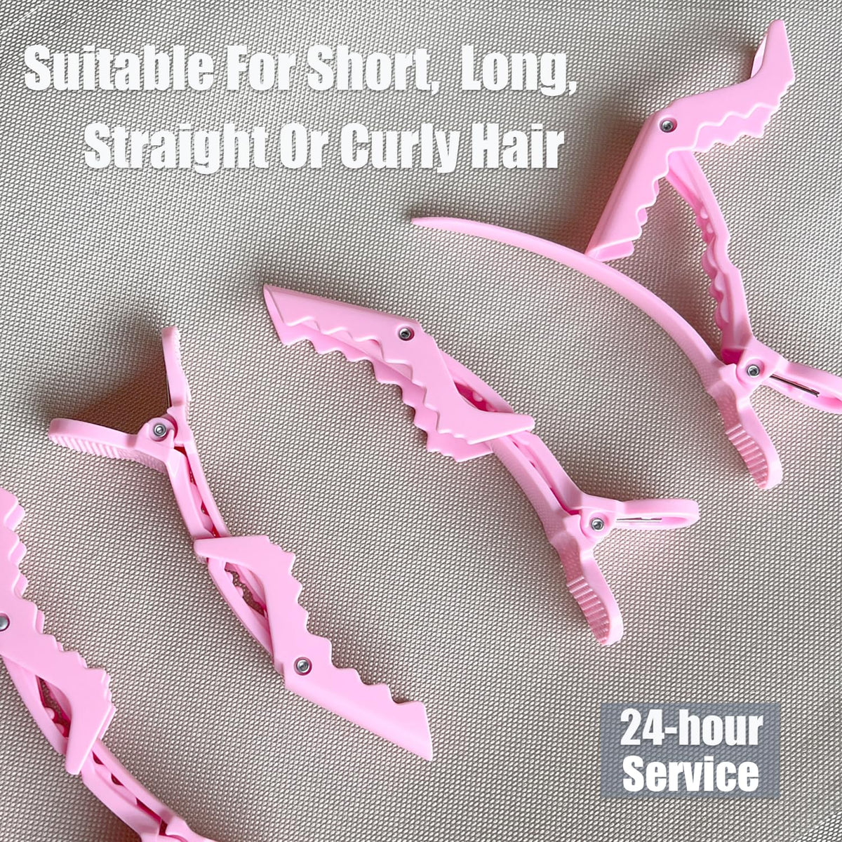 Dkpyt clips packed in travel pouch for portable salon-ready convenience