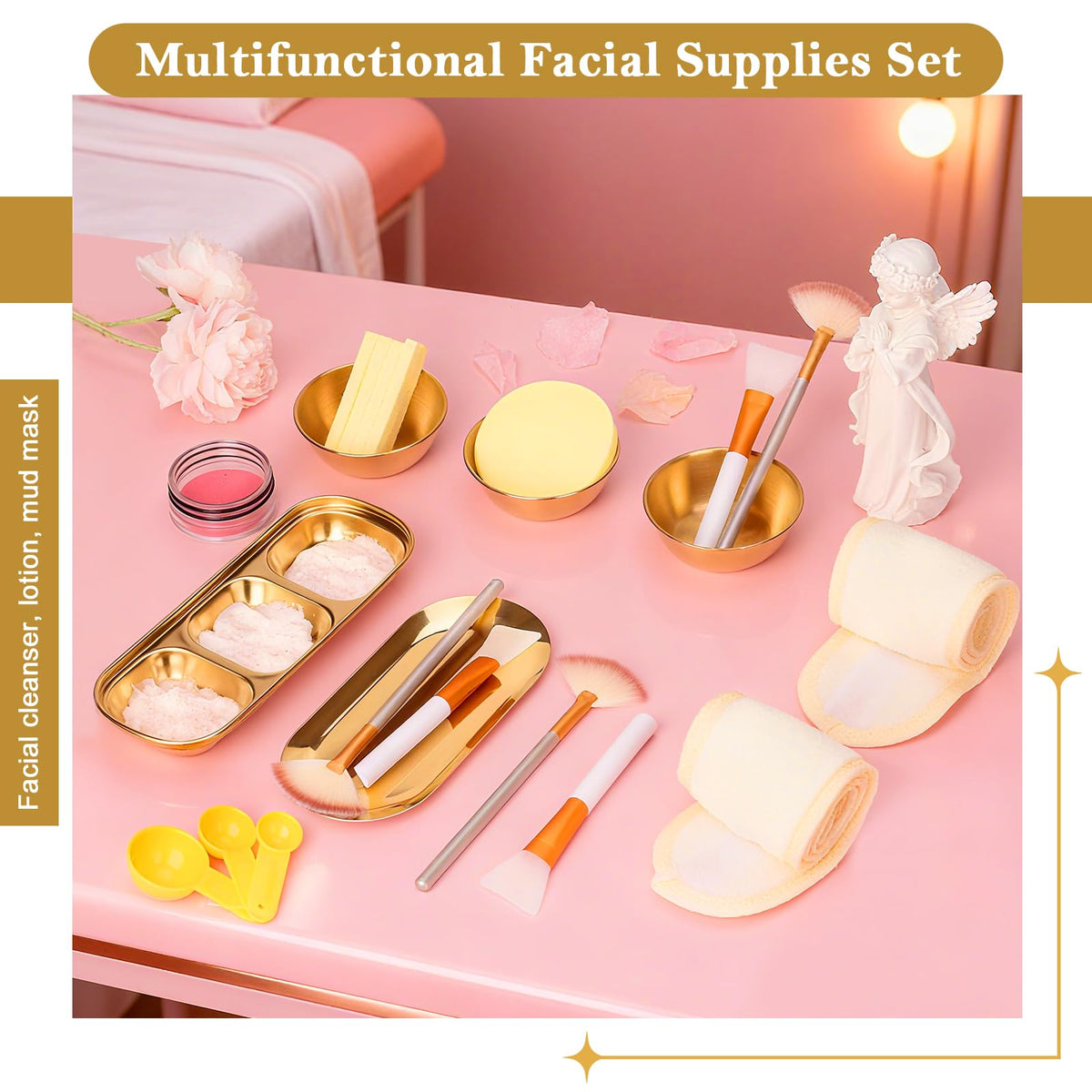 DLUGOPIS three-compartment tray holding products in use, organized workspace benefit