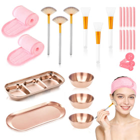 DLUGOPIS rose gold kit front view showing full set and organization benefit