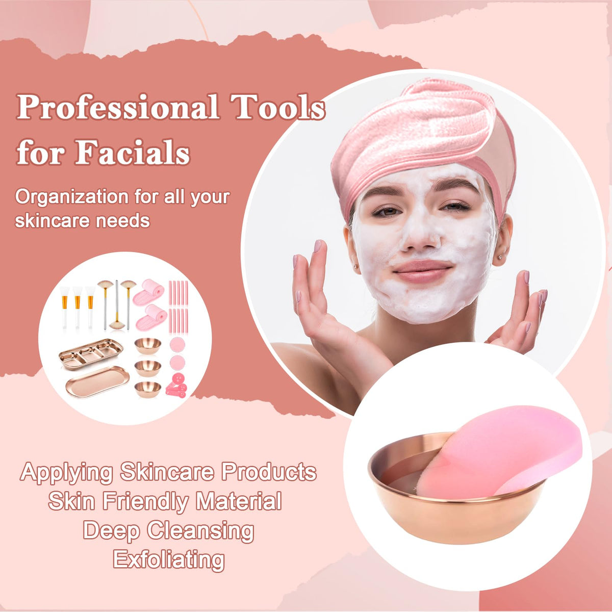 DLUGOPIS home spa scene with kit displayed for professional-looking treatments benefit