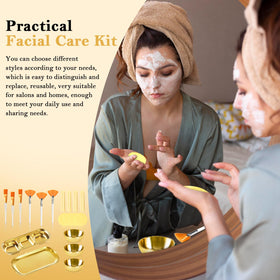 DLUGOPIS lifestyle home facial setup with kit on vanity creating a professional at-home treatment scene