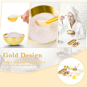 DLUGOPIS measuring spoons with sponges arranged, accurate dosing and gentle blending