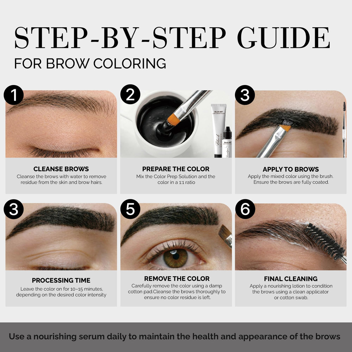 DLUX PROFESSIONAL application in salon demonstrating professional-use ease and speed