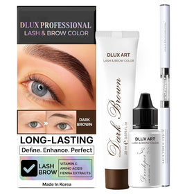 DLUX PROFESSIONAL front packaging showing dark brown kit, clear branding and components