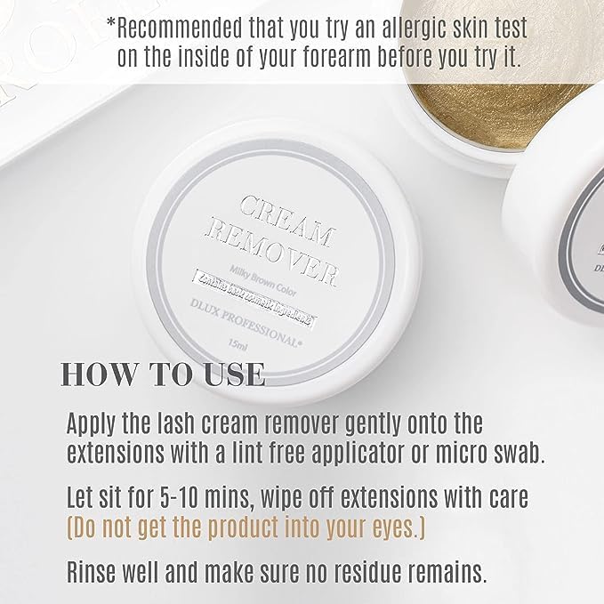 DLUX PROFESSIONAL creamy texture close-up showing non-runny control