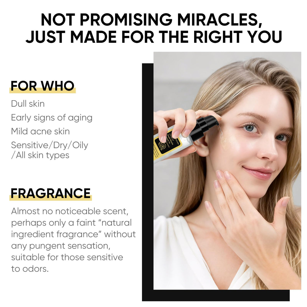 DLWUEN close-up of clear gel texture, showcases fast-absorbing hydration