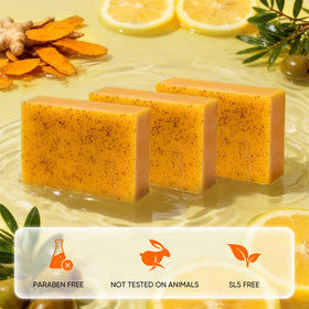 DLWUEN soap on shower shelf used in daily skin refreshing routine