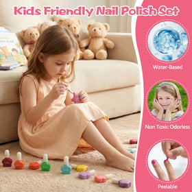 Dmsky close-up of small brush tip for precise child-friendly application