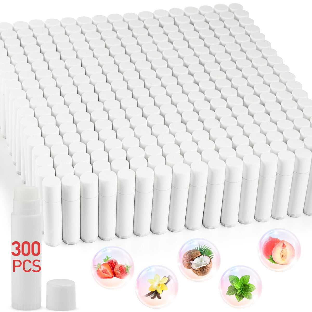 Dmsky front box packaging showing 300 tubes and flavor labels benefit quick sorting