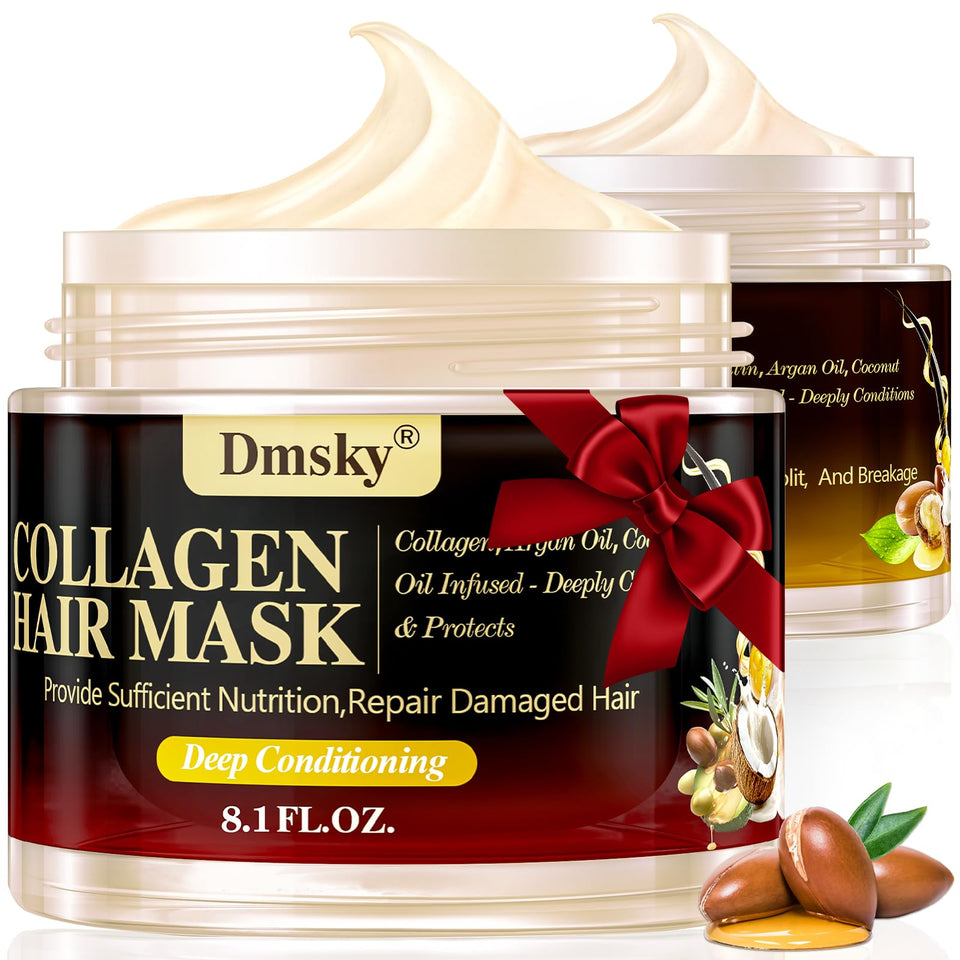 Dmsky jar front view showing label and nourishing repair benefits