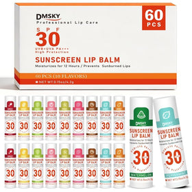 DMSKY front packaging showing 60-pack and SPF protection benefit